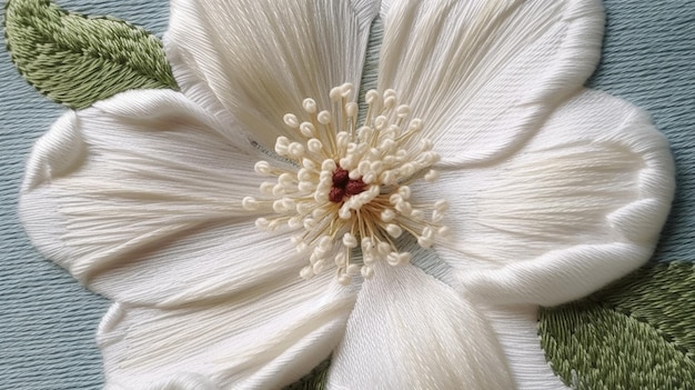 Rukou vyšívaný motív